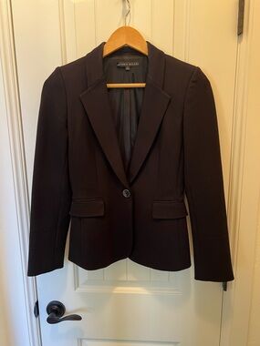 ANTONIO MELANI Women's Black Single-Button Tailored Blazer Size 0